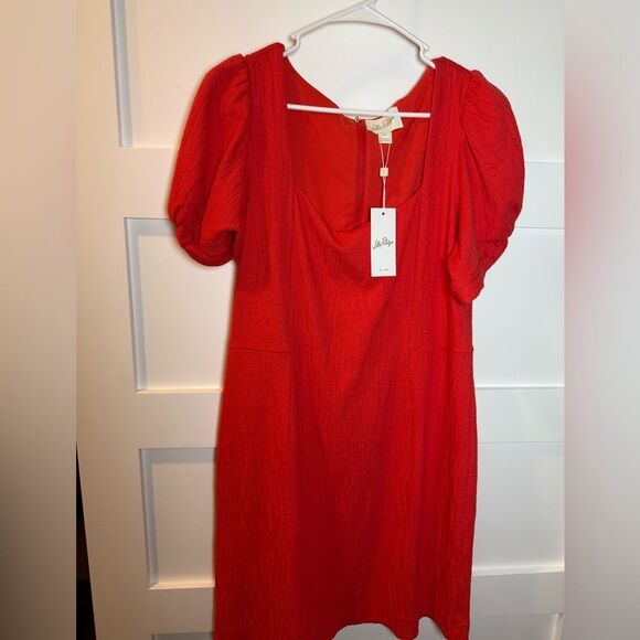 Lilly Pulitzer Vibrant Red Midi Dress - Picture 4 of 10